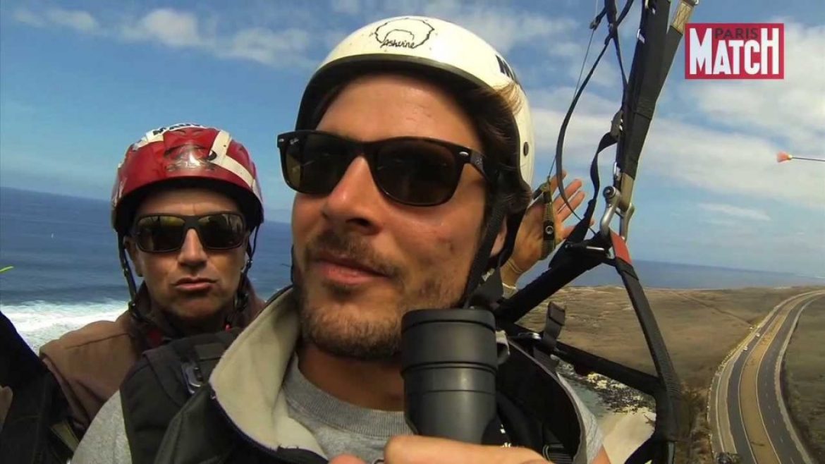 Le base jump et le parapente à La Réunion vu par Paris Match