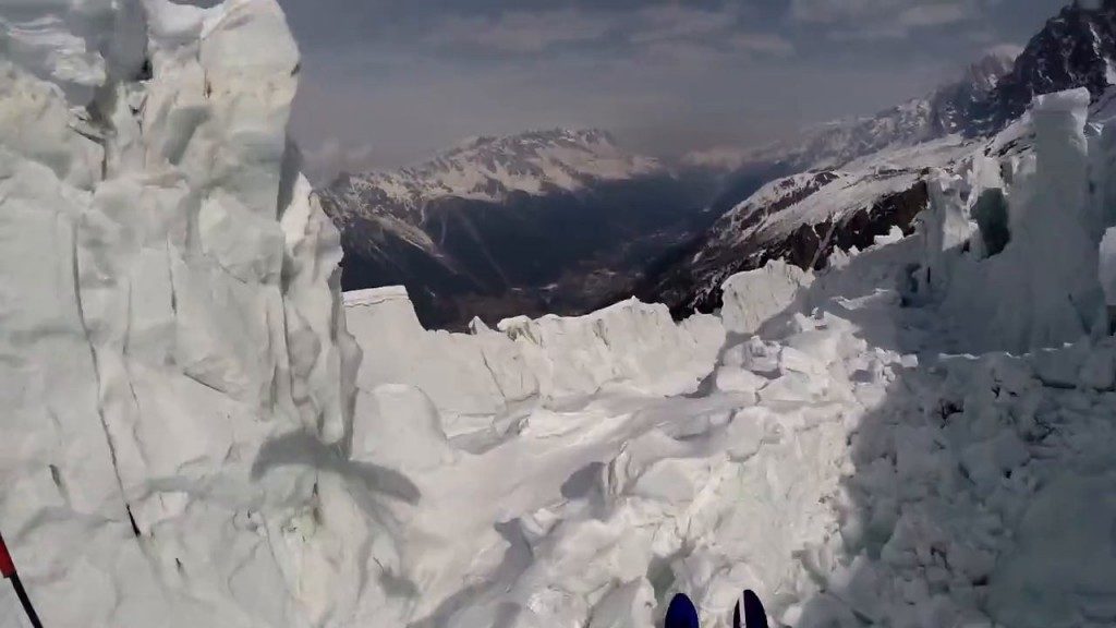 Le Glacier des Bossons en speed flying avec Ugo Gerola