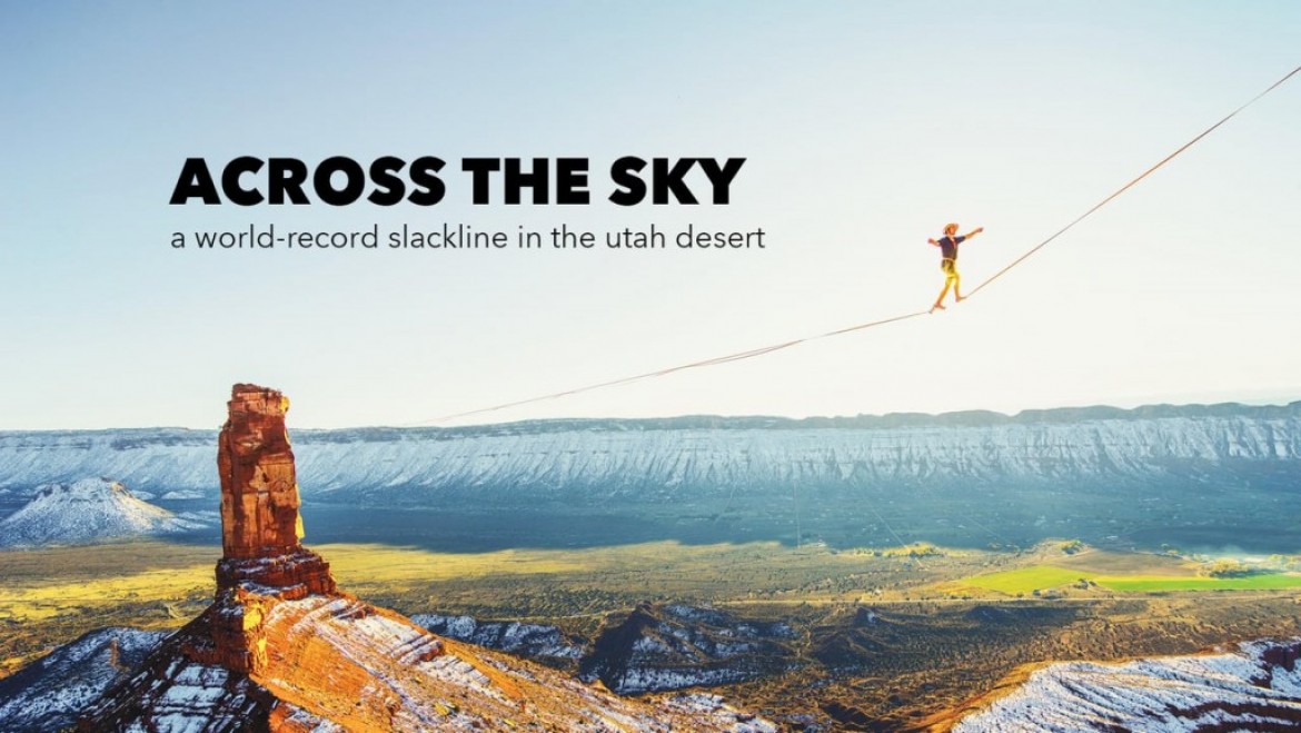 Le record du monde de highline de Théo Sanson (493 m)