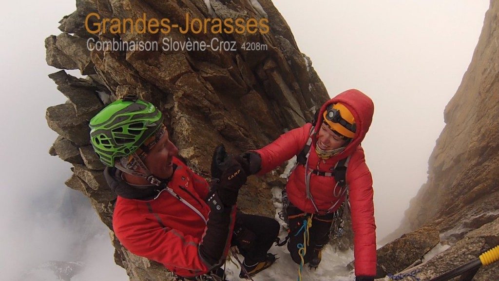 Les grandes Jorasses avec Fred Souchon