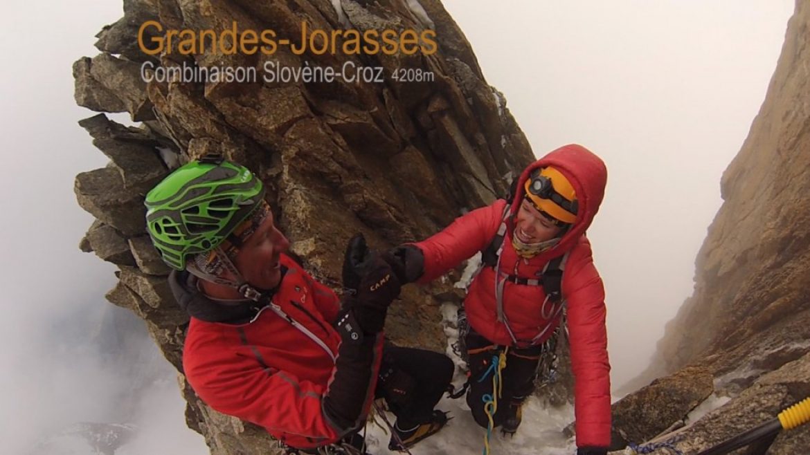 Les grandes Jorasses avec Fred Souchon