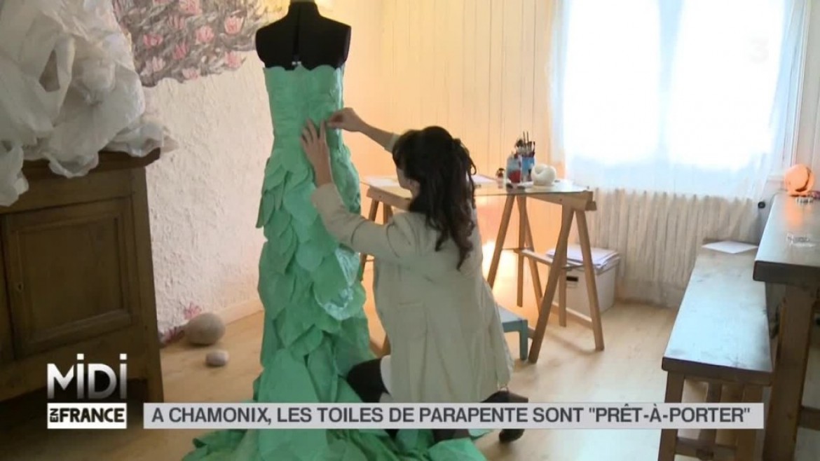 Les toiles de parapente recyclées en « prêt à porter »