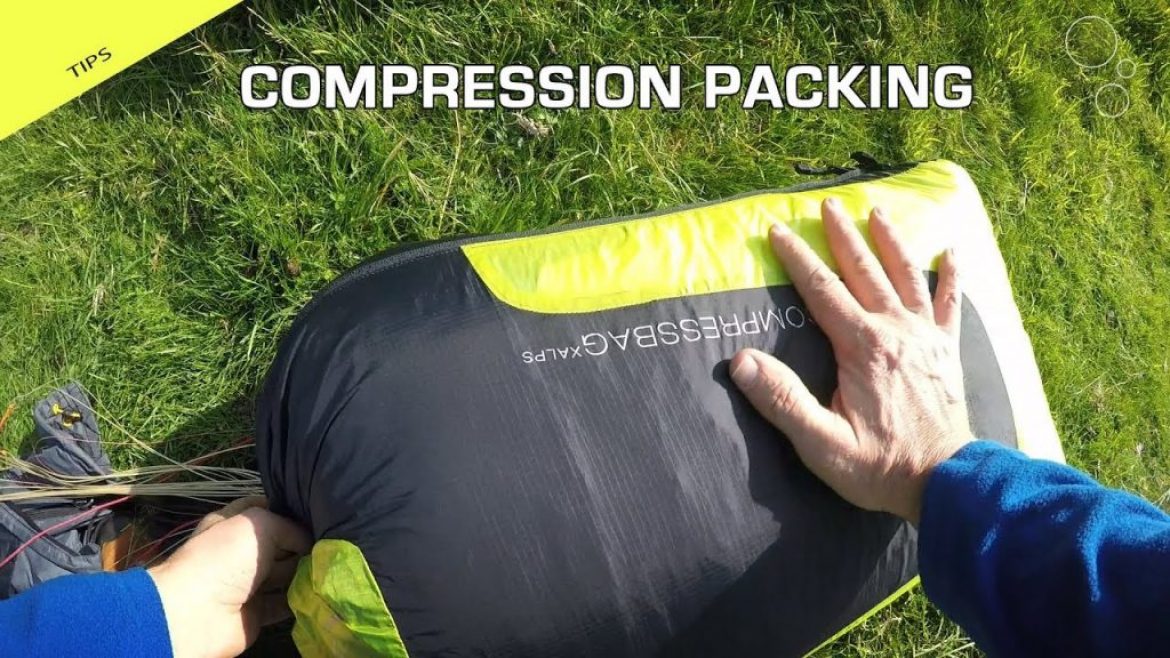 Méthode de pliage d&rsquo;une aile light pour l&rsquo;entrer dans un sac de compression