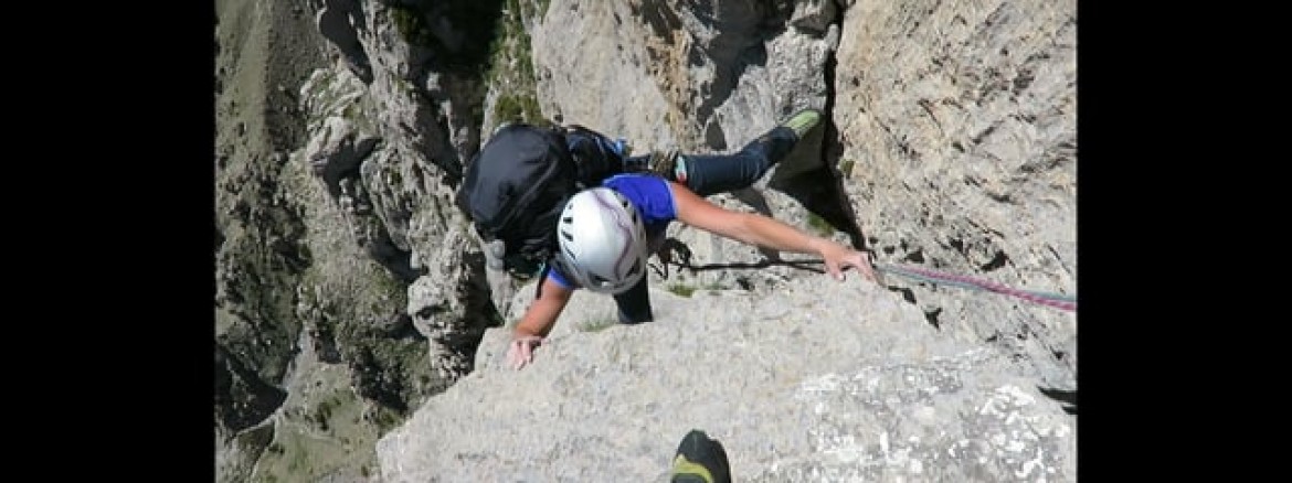 Para-grimpe au Chapeau de Gendarme (Alpes Haute Provence)