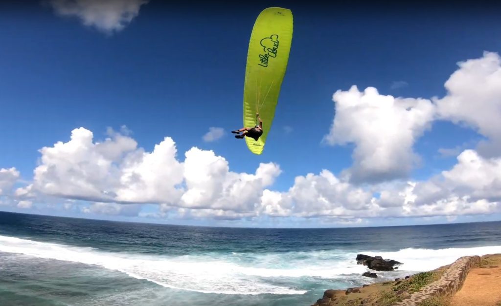 Parapente et Kite à l&rsquo;île Maurice avec Mat (LITTLE CLOUD Gracchio)