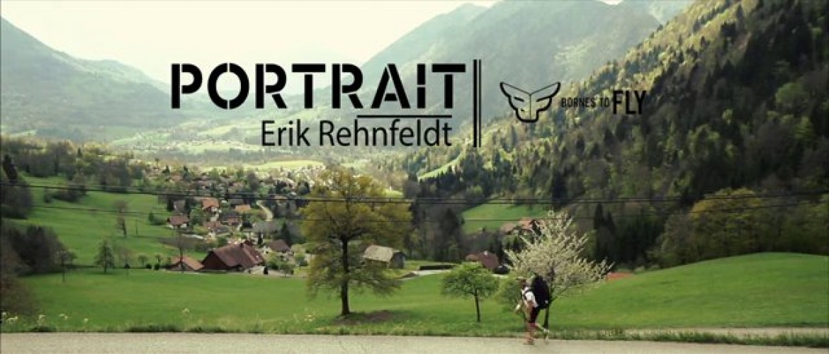 Portrait du parapentiste suédois Erik Rehnfeldt