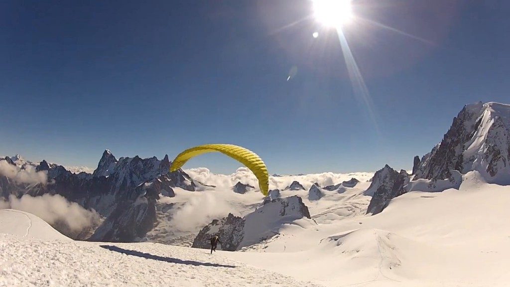 Rando vol à l&rsquo;Aiguille du Midi (Mont Blanc)