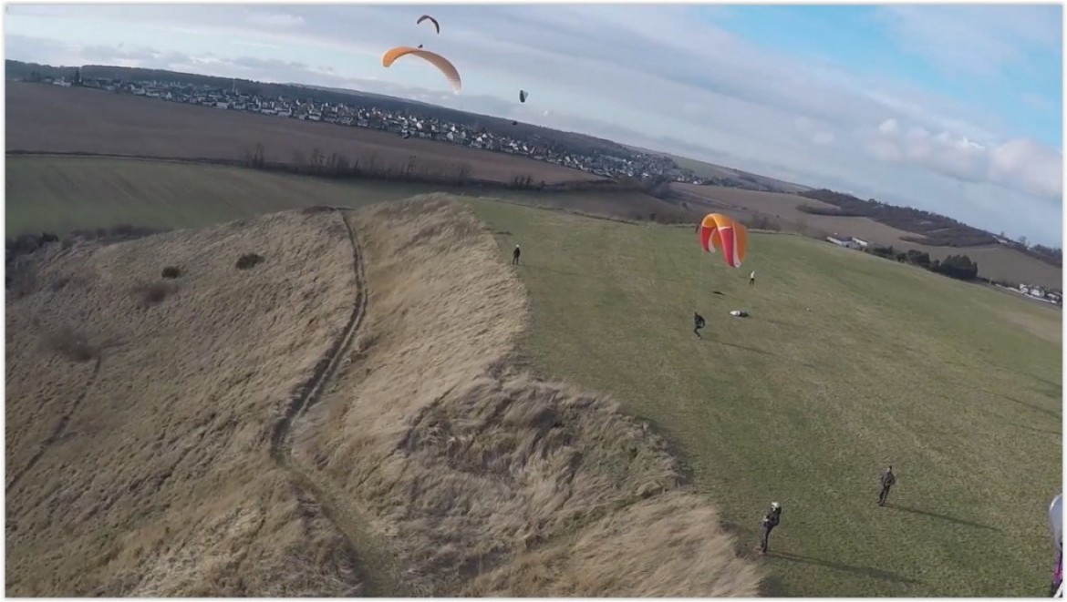 Vol sur le site parapente Beynes (78)