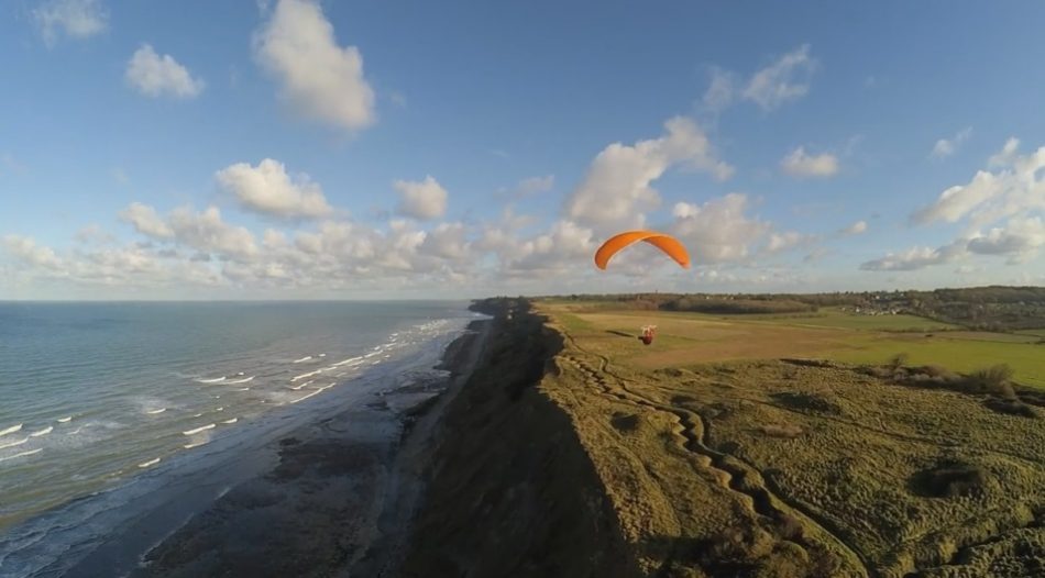 Couleurs automnales sur le site parapente de Commes (Normandie)