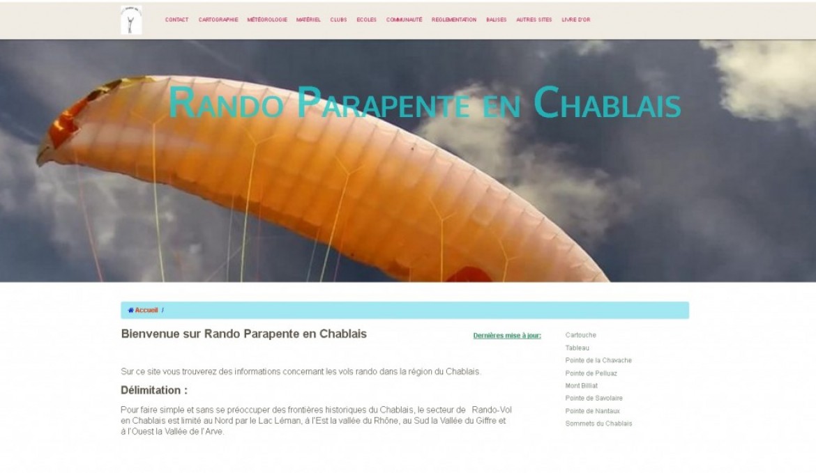 Tous les sites de rando parapente en Chablais (France et Suisse)