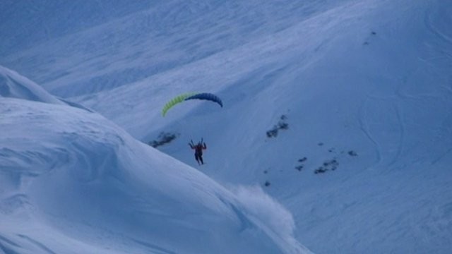 Le speed riding vu par France 3 Alpes