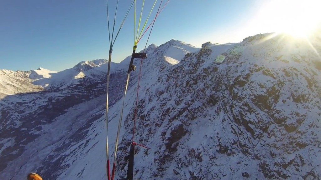 Soaring parapente à Flattop en Alaska