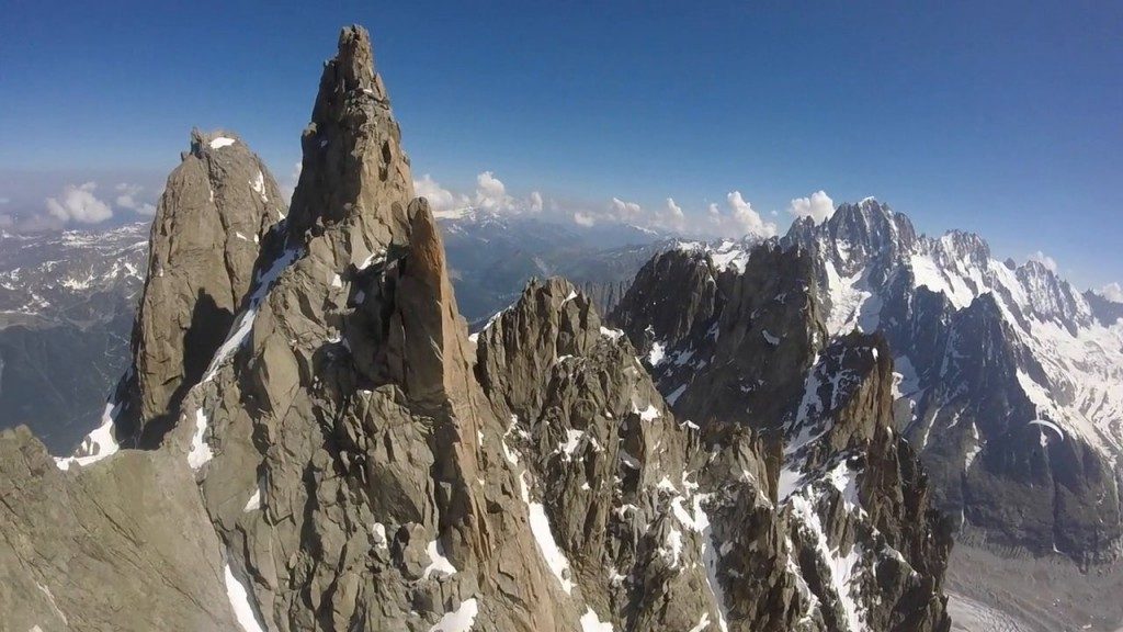 Soaring sur la « dune » de l&rsquo;Aiguille du Midi avec François
