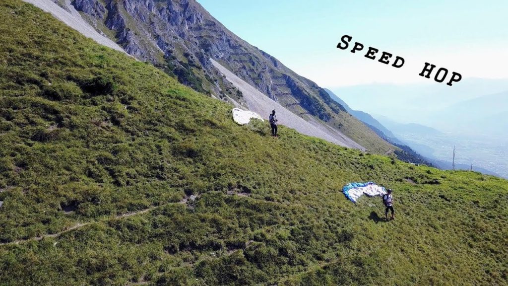 « Speed Hop », speedflying avec Justin et Steve à Insbruck (Autriche)