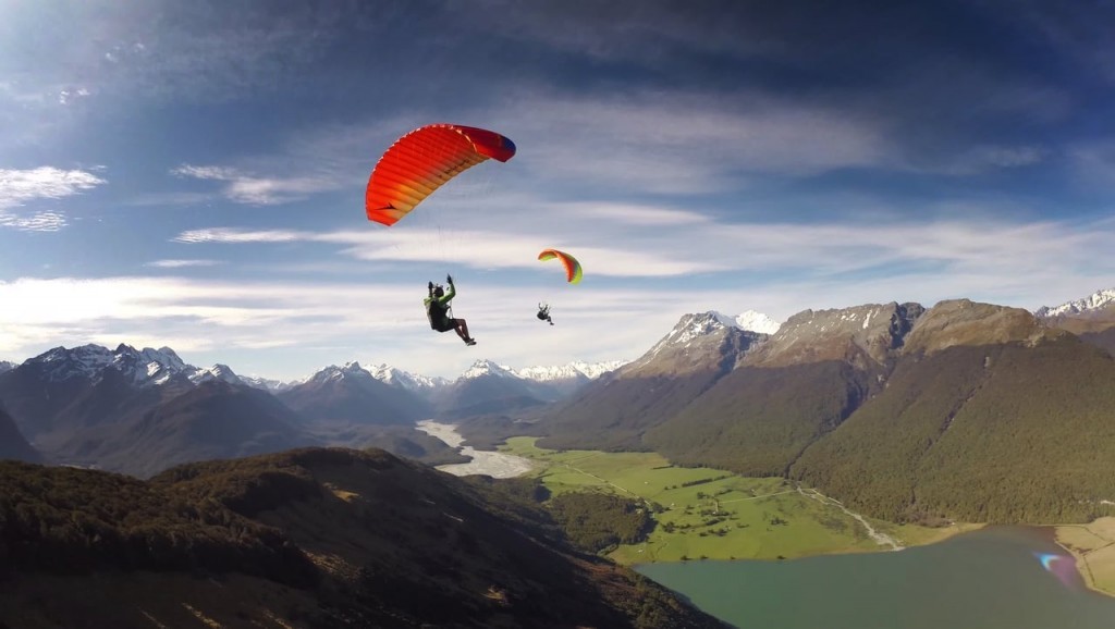 Speedflying en Nouvelle Zélande avec Marius
