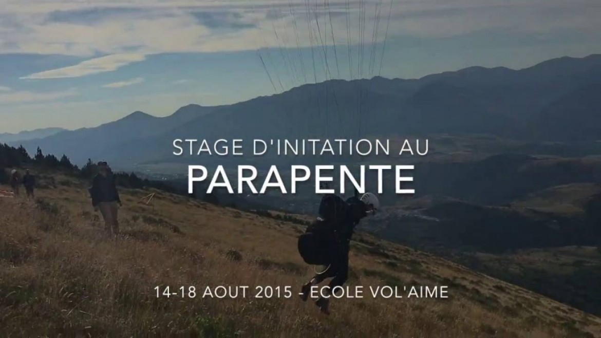 Stage d&rsquo;initiation au parapente avec l&rsquo;école Vol&rsquo;aime (66)