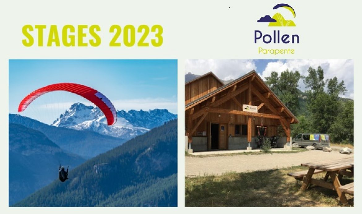 Les stages exceptionnels à l&rsquo;école Pollen Parapente en 2023