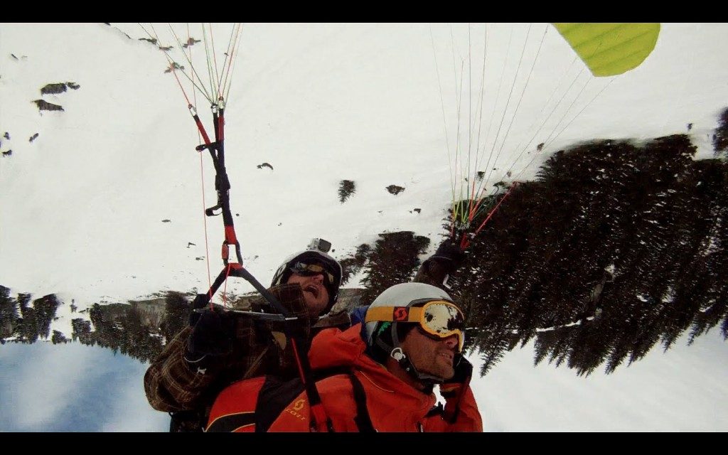 Tandem speed riding tonique à la Clusaz