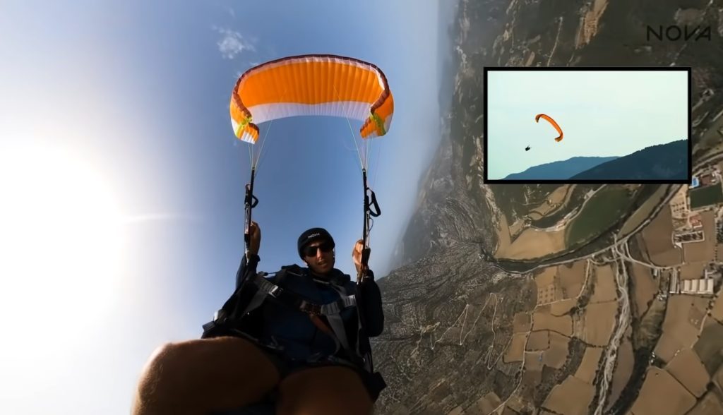Techniques de descente rapide en parapente présentées par Théo De Blic