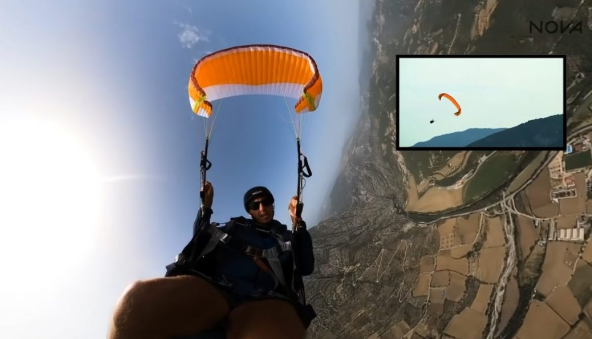 Techniques de descente rapide en parapente présentées par Théo De Blic