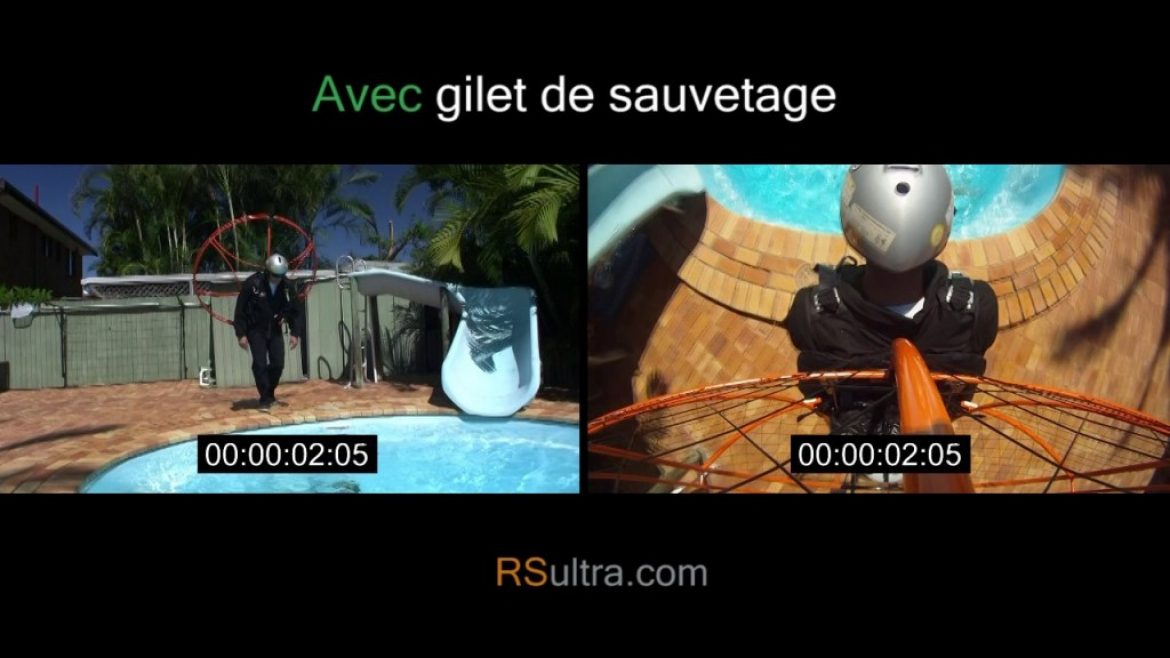 Test du gilet de sauvetage Kangook pour paramoteur