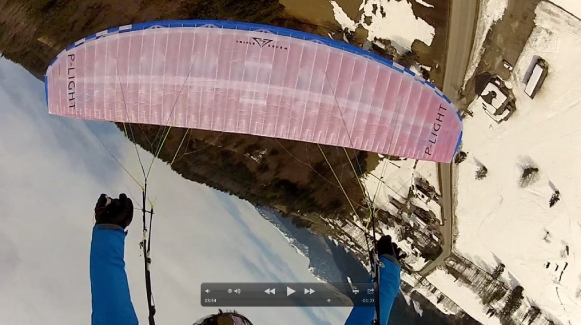 Test parapente : la Triple Seven P-Light testée par Certika