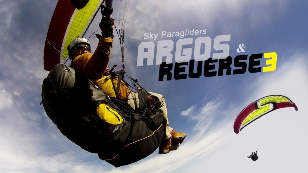 Tests  de l&rsquo;aile Argos et de la sellette REVERSE 3 de SKY PARAGLIDERS