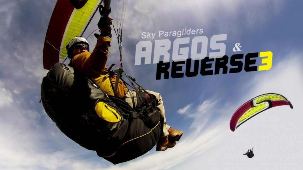 Tests  de l&rsquo;aile Argos et de la sellette REVERSE 3 de SKY PARAGLIDERS
