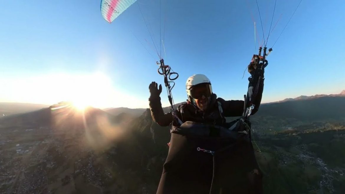 Triangle de 336km dans les Alpes par Romain Beaugey