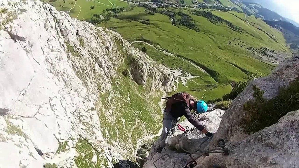 Une via ferratta et une belle descente en Little Cloud