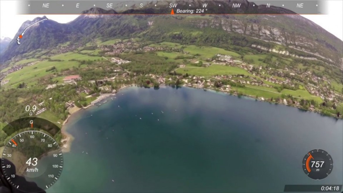 Vidéo avec écrans de contrôle lors d&rsquo;un stage SIV parapente