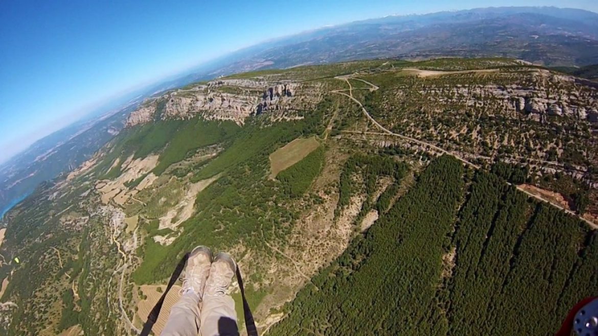 Vol parapente à Ager avec Parapente Attitude (SP)