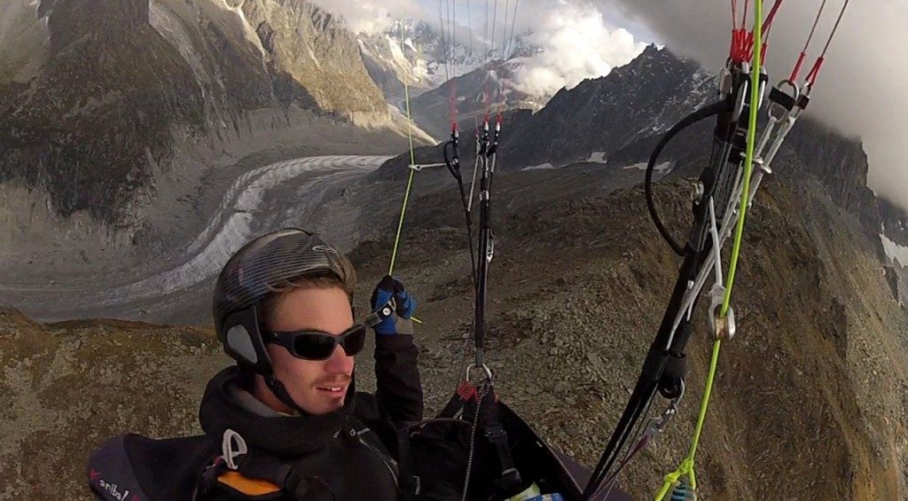 Vol parapente au Glacier des Bossons et Taconnaz (Mont Blanc)