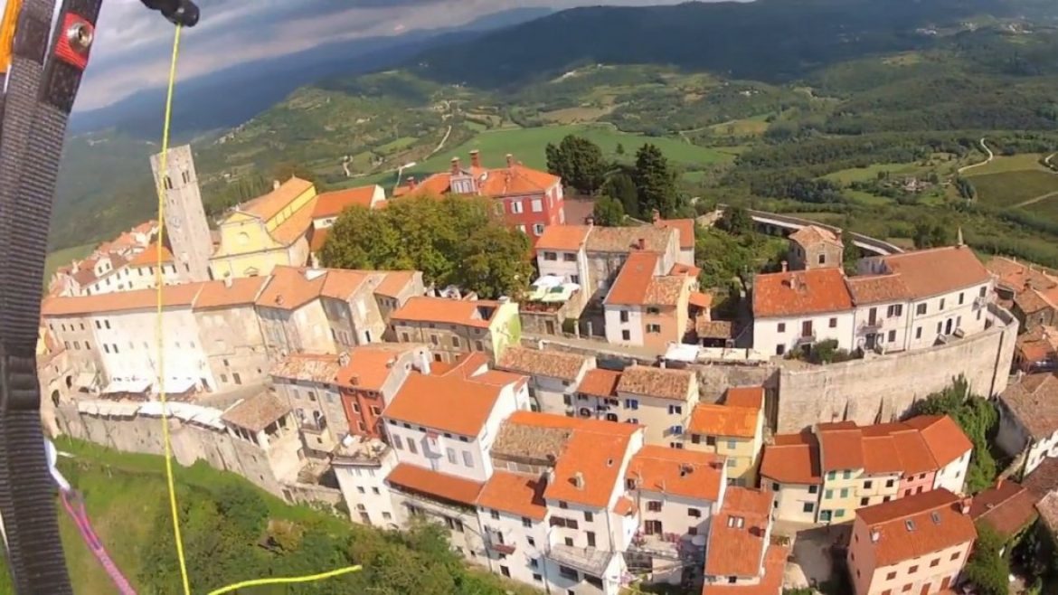 Vol parapente en Croatie à Motovun