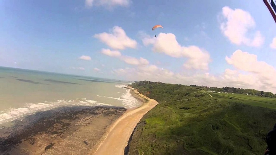 Vol site parapente : Commes – Basse Normandie (14)