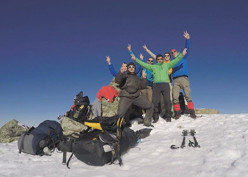 Vol rando sur le massif du Mont Valier (Ariège)