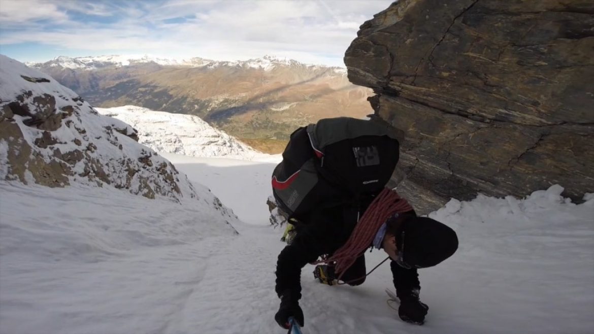 Vol rando d&rsquo;un père et son fils à la Pointe de la Ronce (73)