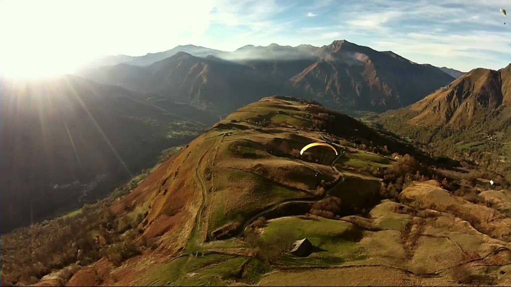 Vol rando parapente au Soum de Grum (Pyrénées)