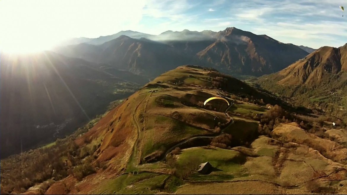 Vol rando parapente au Soum de Grum (Pyrénées)