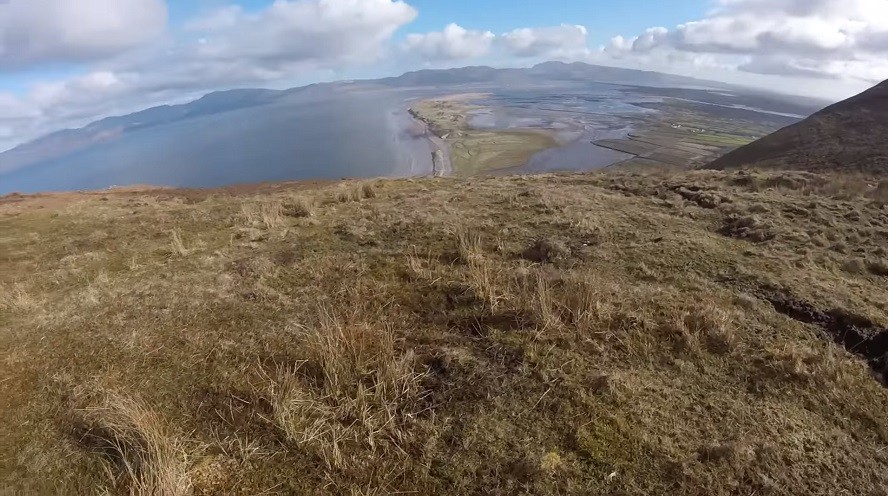Vol sur le site parapente Rossbeigh (Irlande)