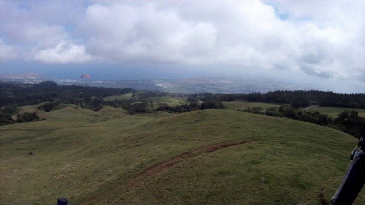 Vol site parapente Bellemene (La Réunion)