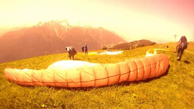 Vol site parapente Bisanne (74)