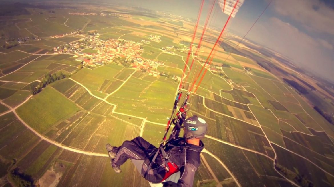 Vol site parapente Chamery (51)