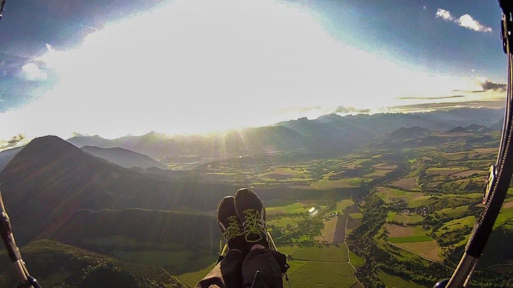 Vol site parapente Courtet (38)
