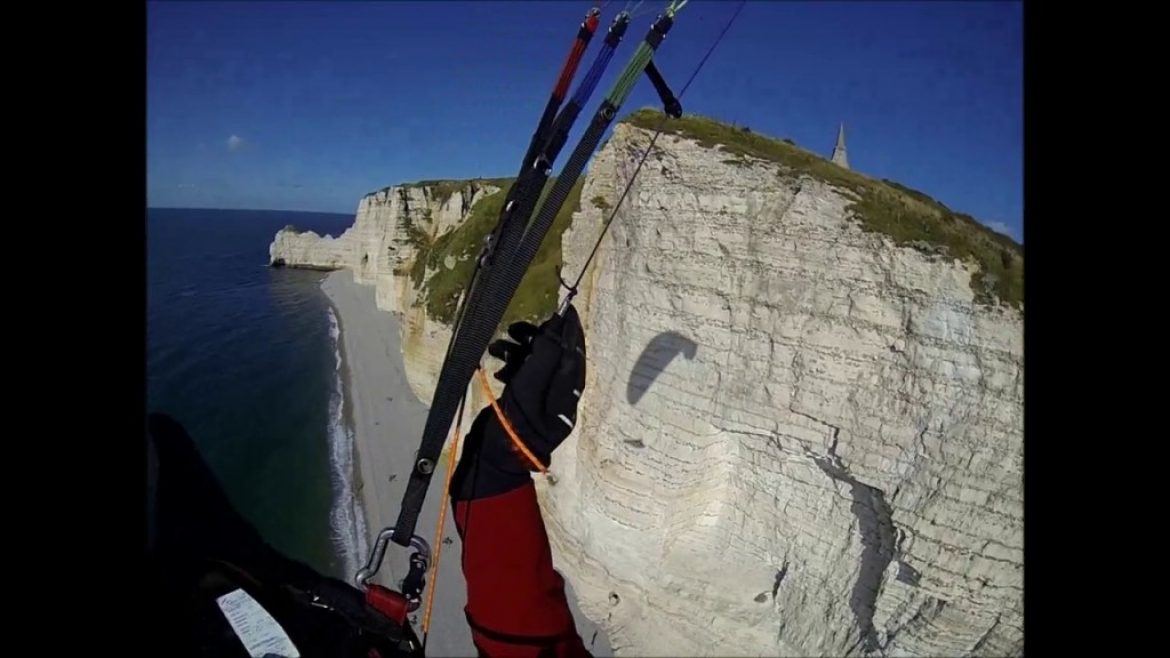 Vol site parapente Etretat (76)
