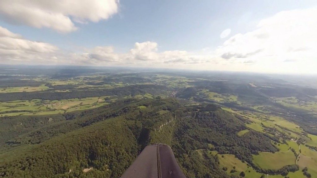 Vol site parapente Mont Poupet (39)