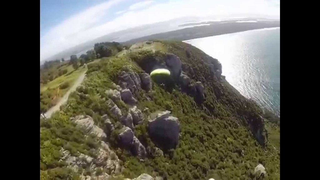 Vol site parapente Mount Manganui (Nouvelle Zélande)