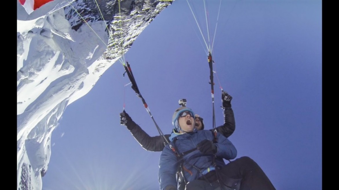 Vol speed et fun en speedflying tandem : 3250m en 8 minutes
