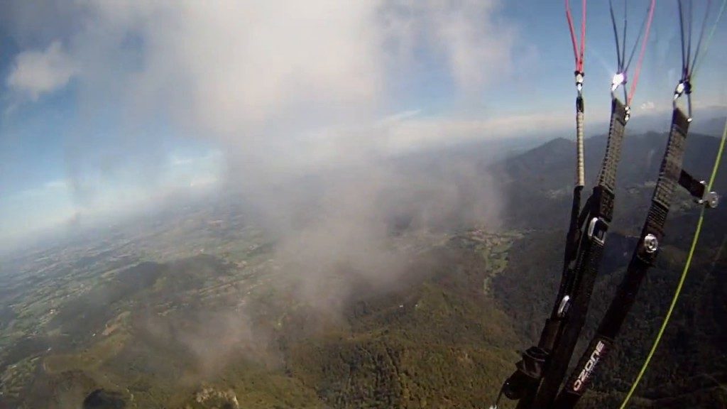 Vol sur le site parapente Arbas (31)