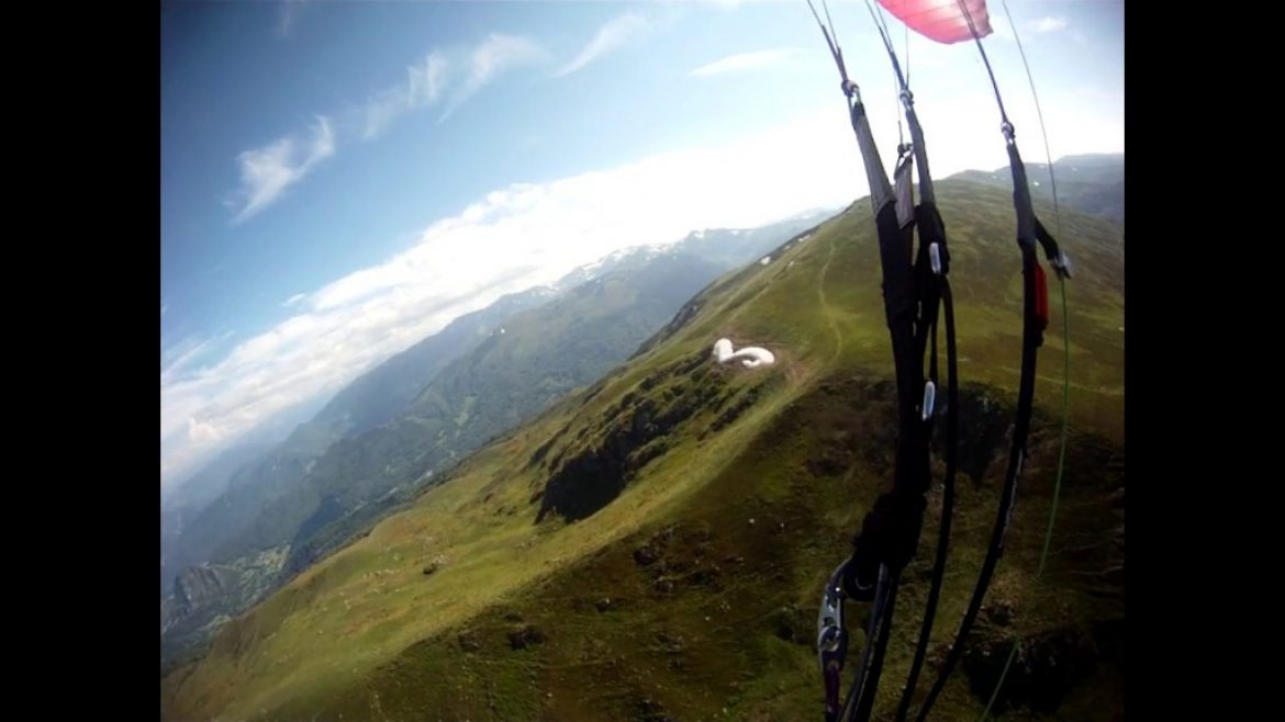 Vol sur le site parapente Prat d&rsquo;Albis (09)
